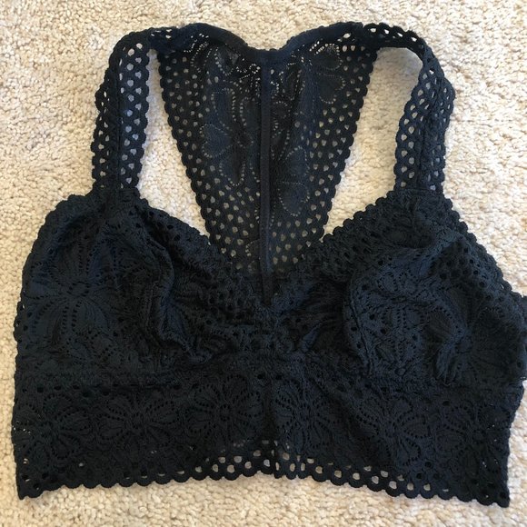 aerie Other - NWOT Aerie Black Racerback Bralette Size X-Small